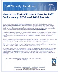 DL3D End-of-Life Email